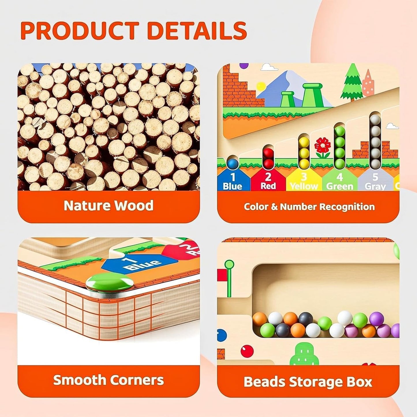 Magnetic Color and Number Maze™