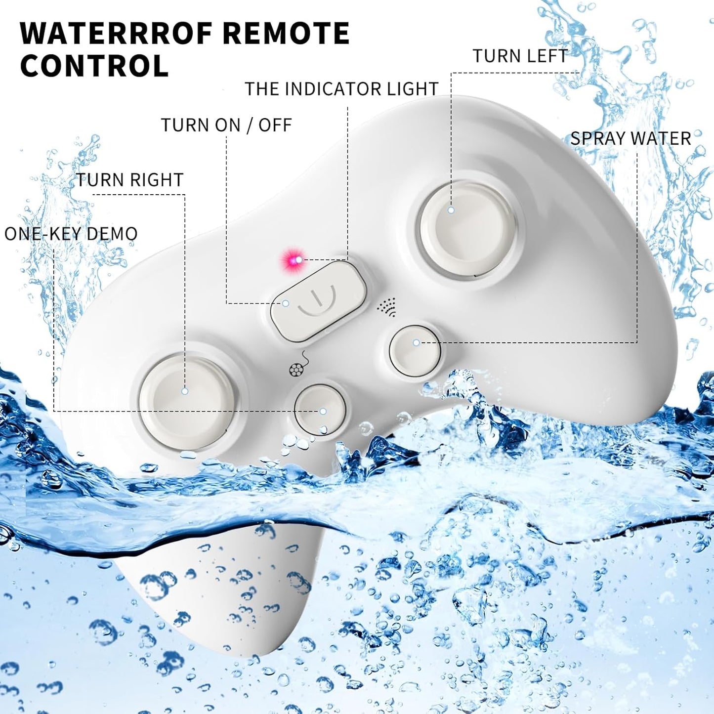 1:18 Scale High Simulation Shark Toy RC 2.4 Ghz