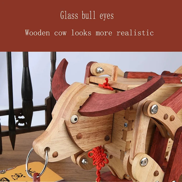 🐄 DIY Movable 3D Wooden Cow Puzzle