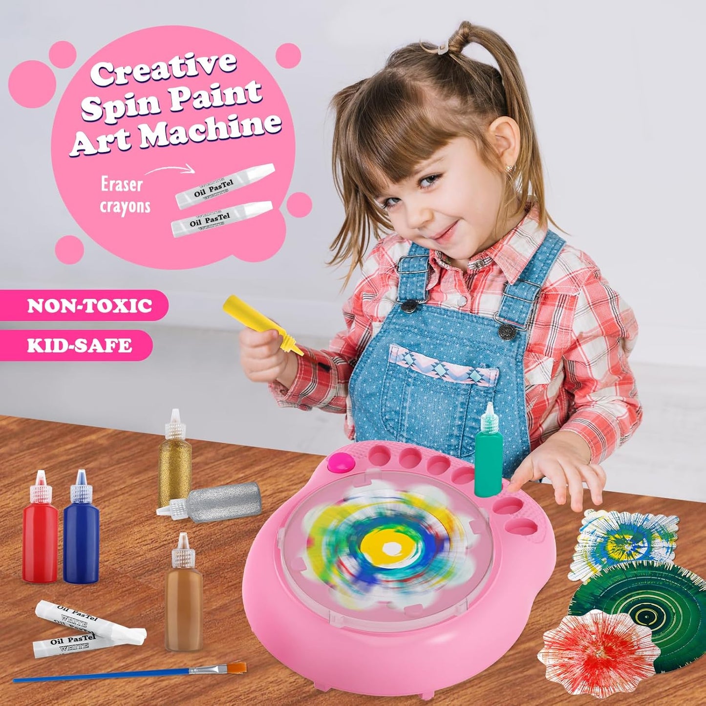 Paint Spin Art Machine Kit