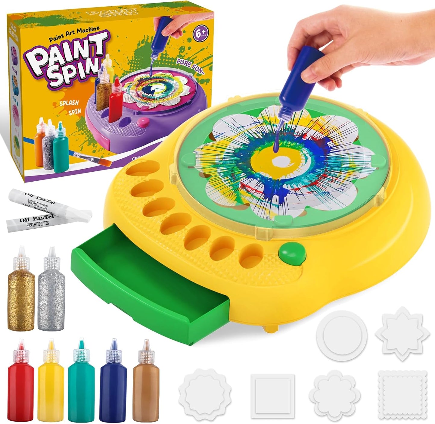 Paint Spin Art Machine Kit