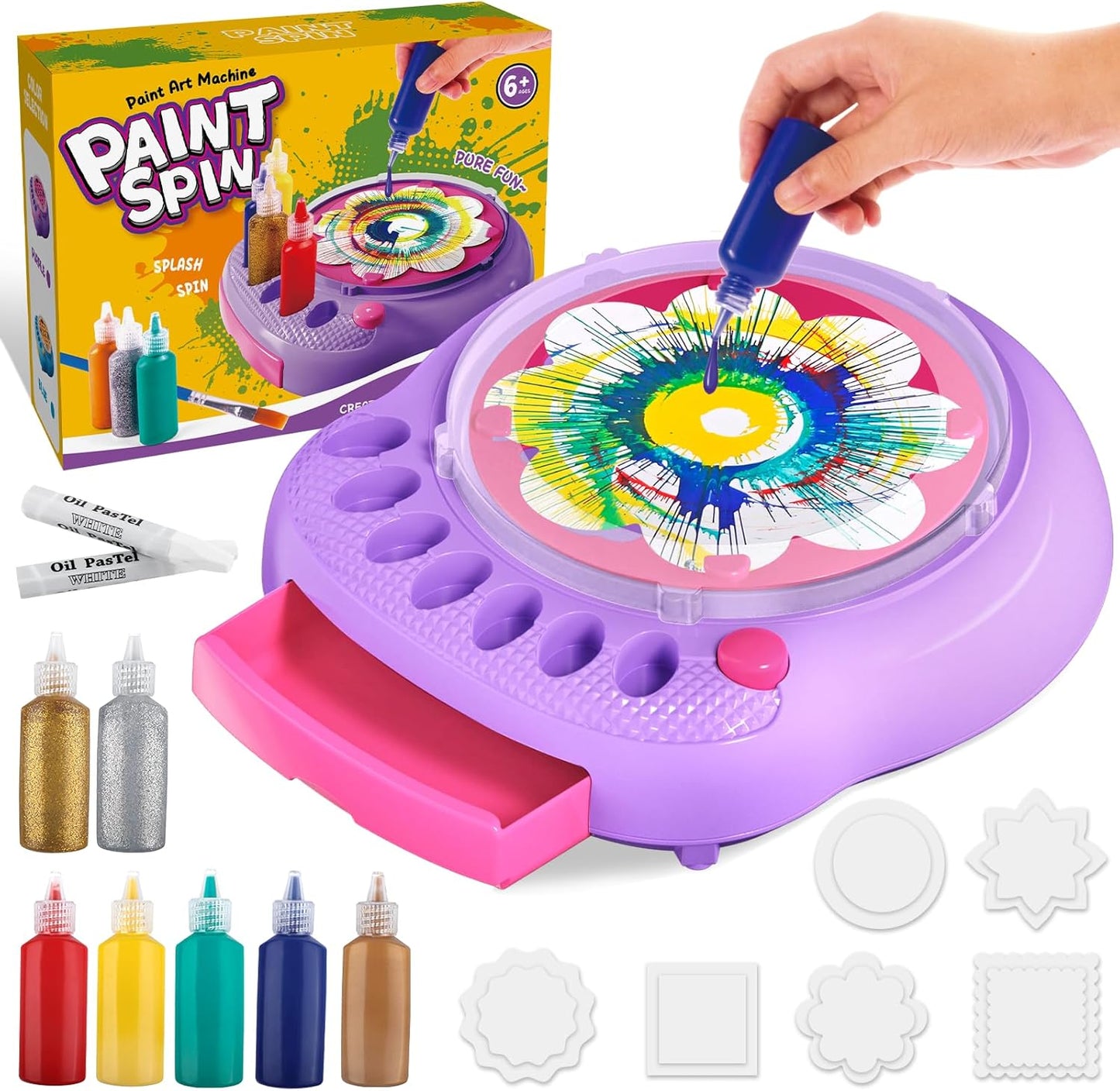 Paint Spin Art Machine Kit