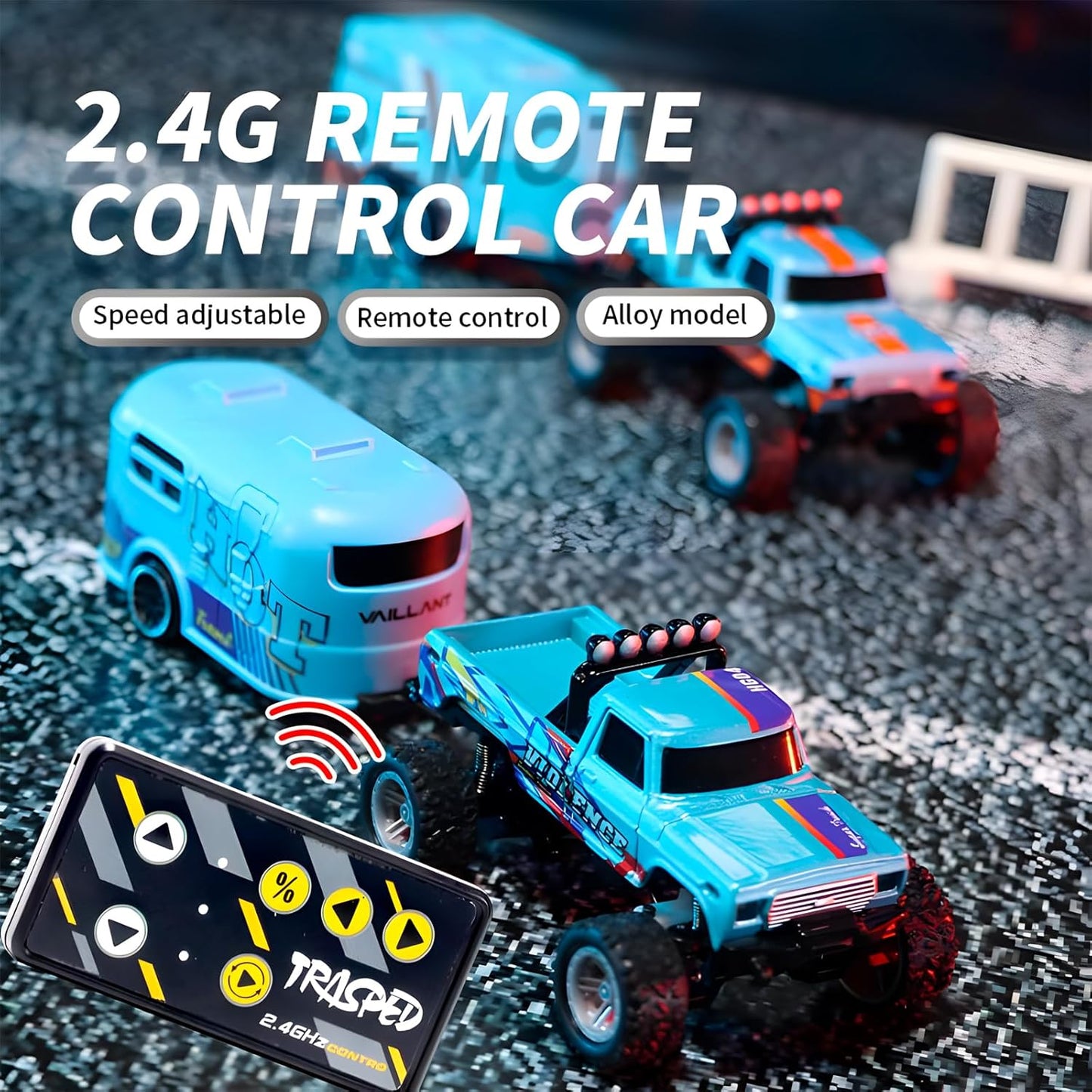 Mini Monster RC Truck 2.4GHz (USB Rechargeable)