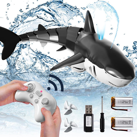 1:18 Scale High Simulation Shark Toy RC 2.4 Ghz