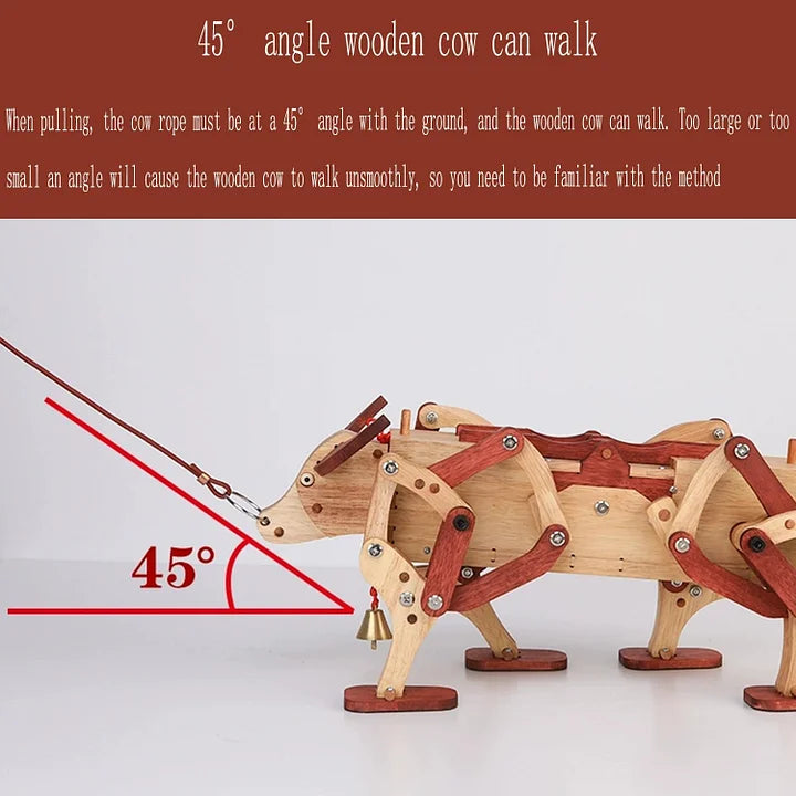 🐄 DIY Movable 3D Wooden Cow Puzzle