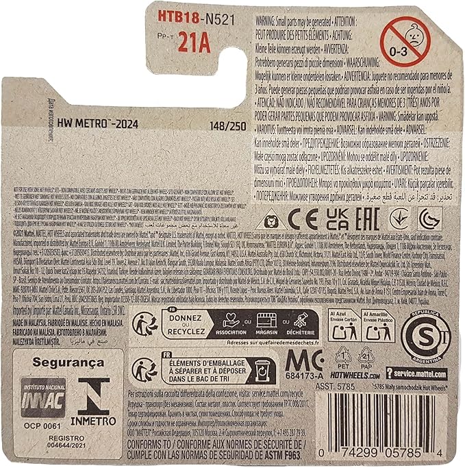 Hot Wheels Propper Chopper – HW Metro 6/10 – HTB18 – Short Card – 2024