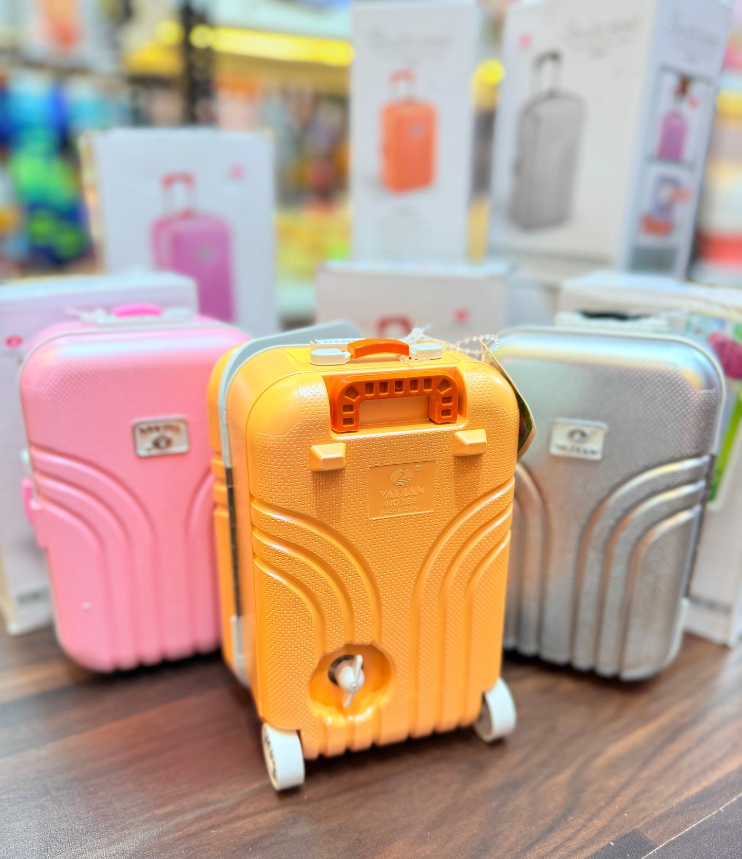 Mini Luggage Jewelry Organiser