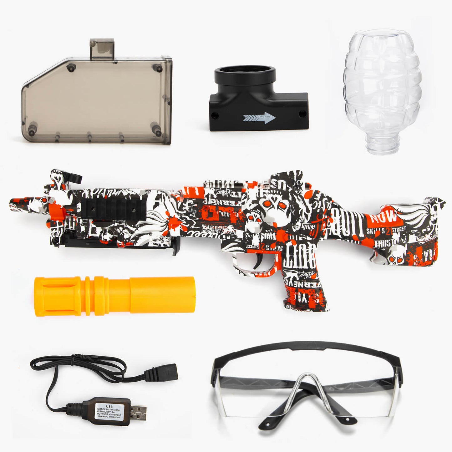 M249 Automatic Gel Blaster Machine Gun