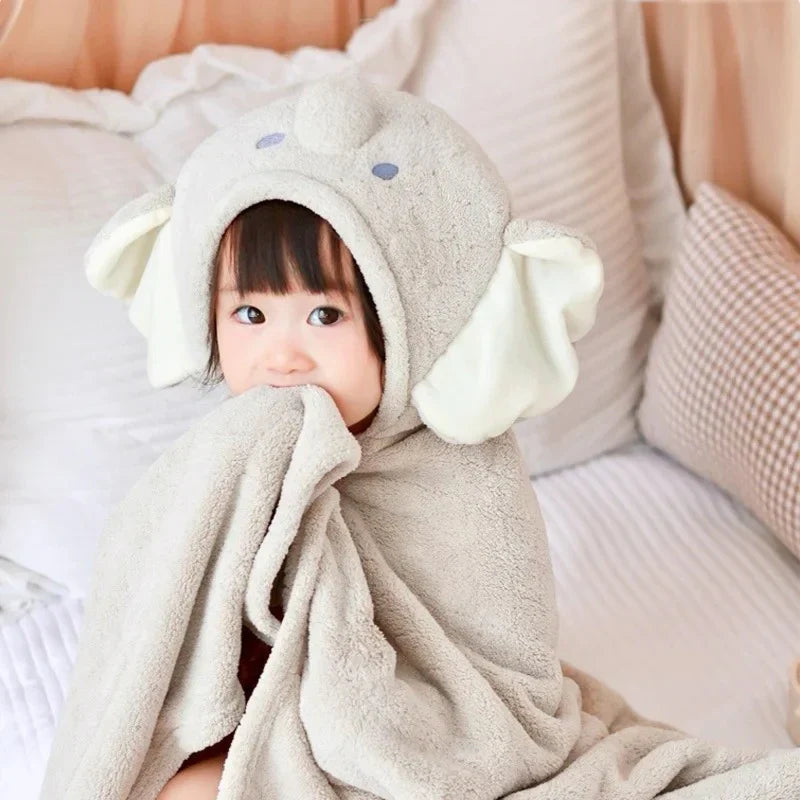 Elephant Baby Bath Towel