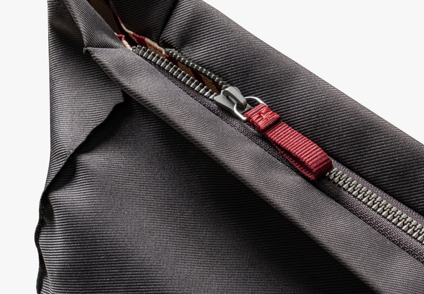 Charcoal-Red Clay Miles Roll Top Backpack