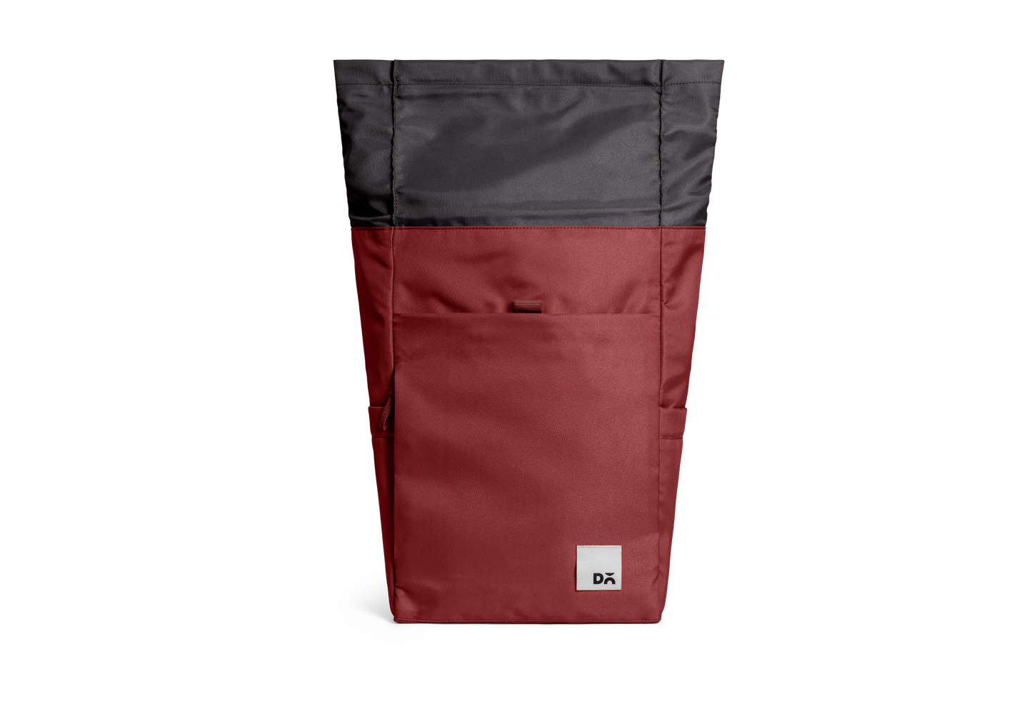 Charcoal-Red Clay Miles Roll Top Backpack