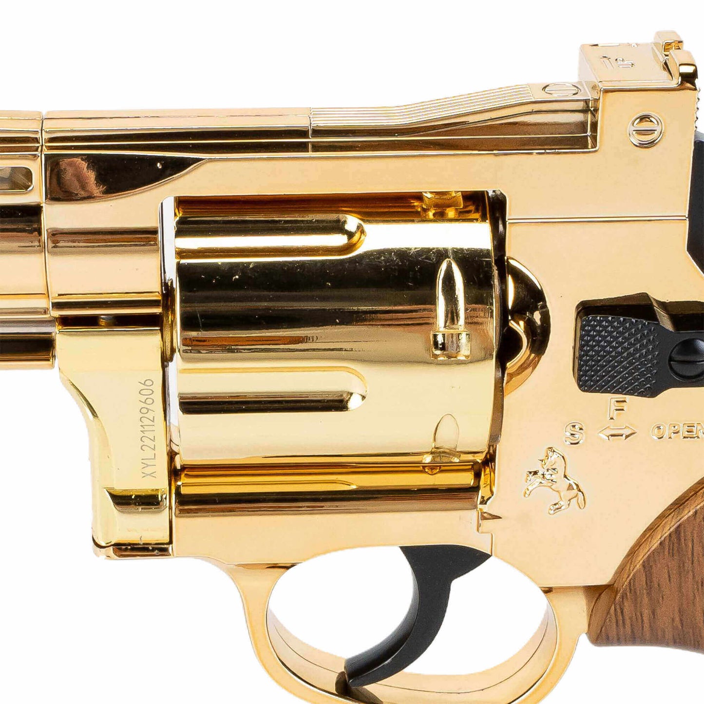 Python 357 Revolver Dart Blaster Golden Limited Edition