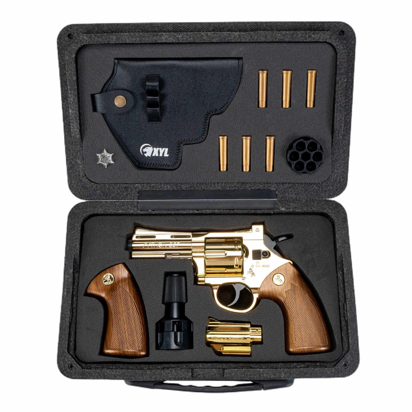Python 357 Revolver Dart Blaster Golden Limited Edition