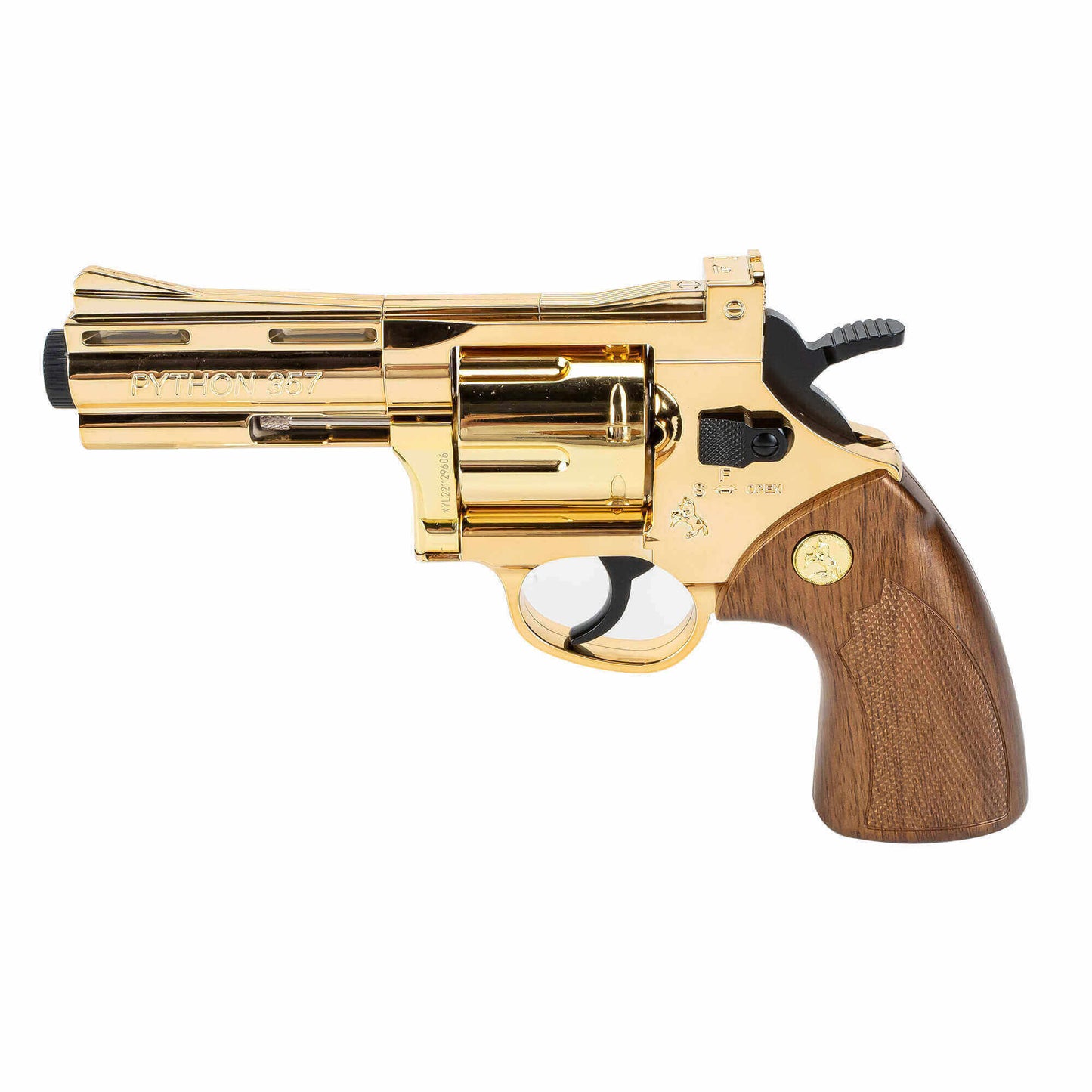 Python 357 Revolver Dart Blaster Golden Limited Edition