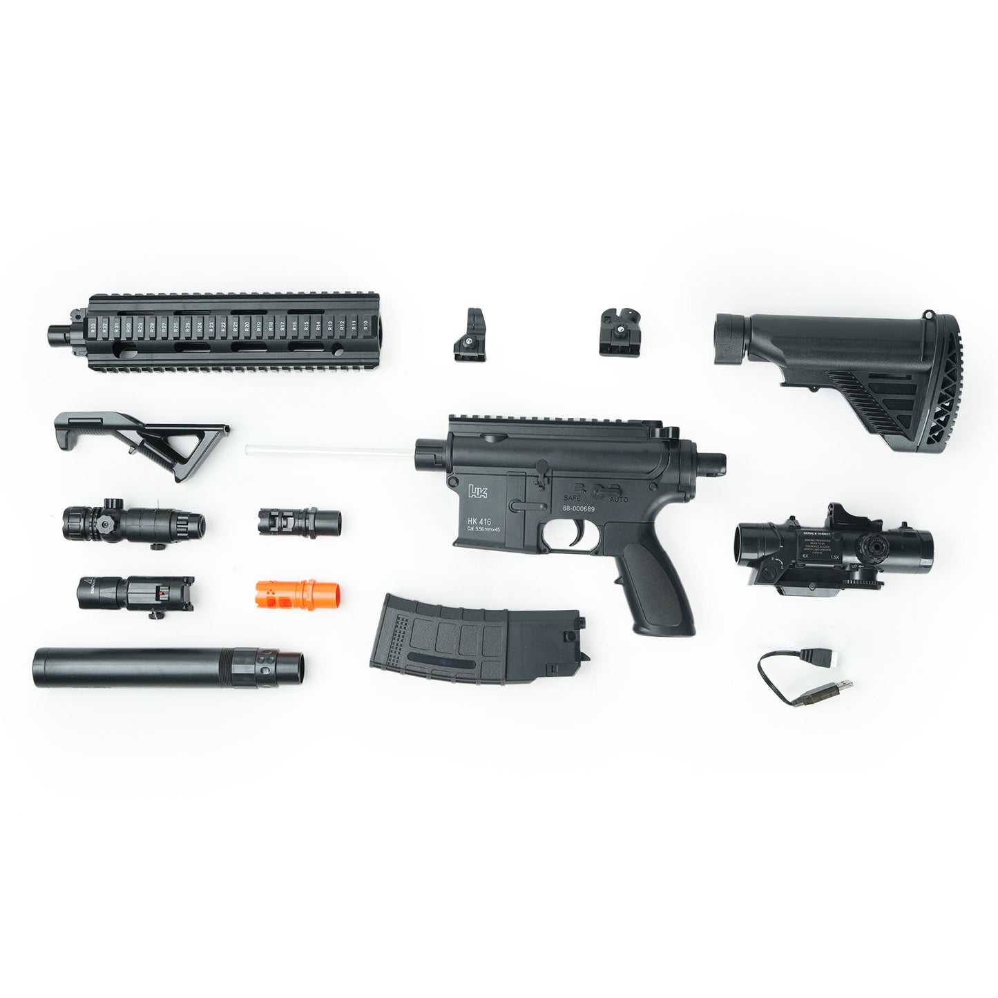 Electric HK416 Gel Blaster Lightweight Design