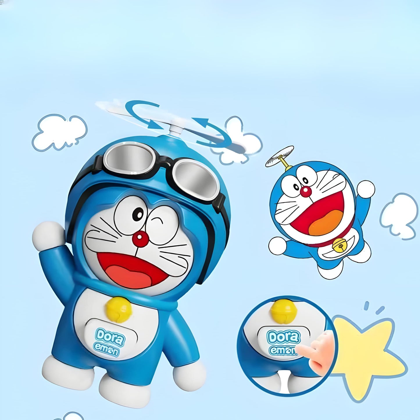 Doraemon Rotating Toy – Fun, Cute & Perfect for All Ages!