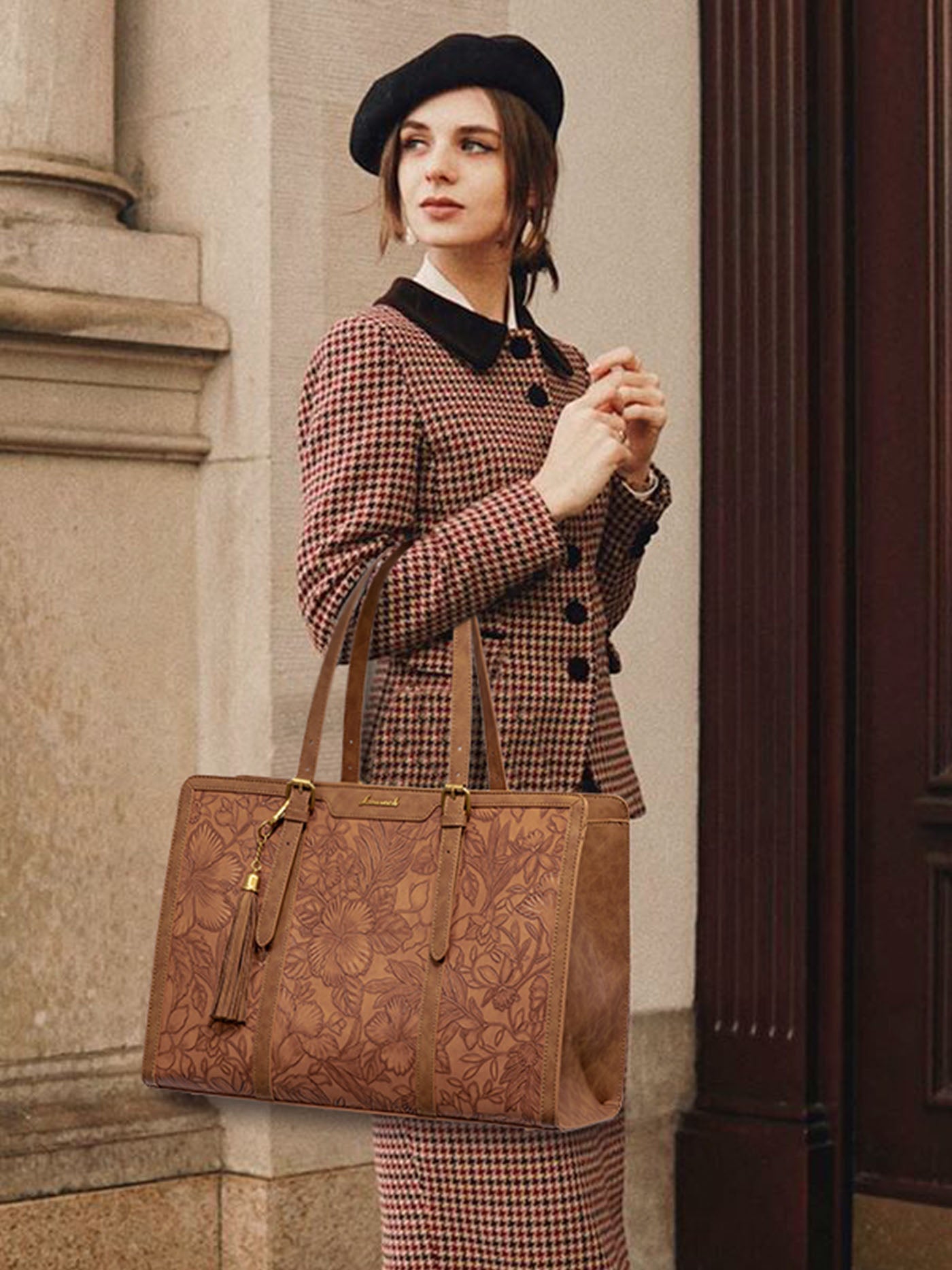 Vintage Leather Tote Bag™️ - Pack of 2