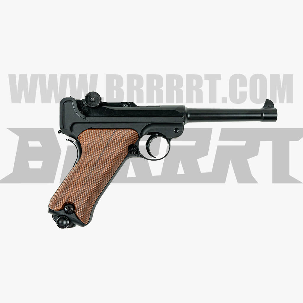 Luger P08 Shell Ejecting Laser Gun Toy