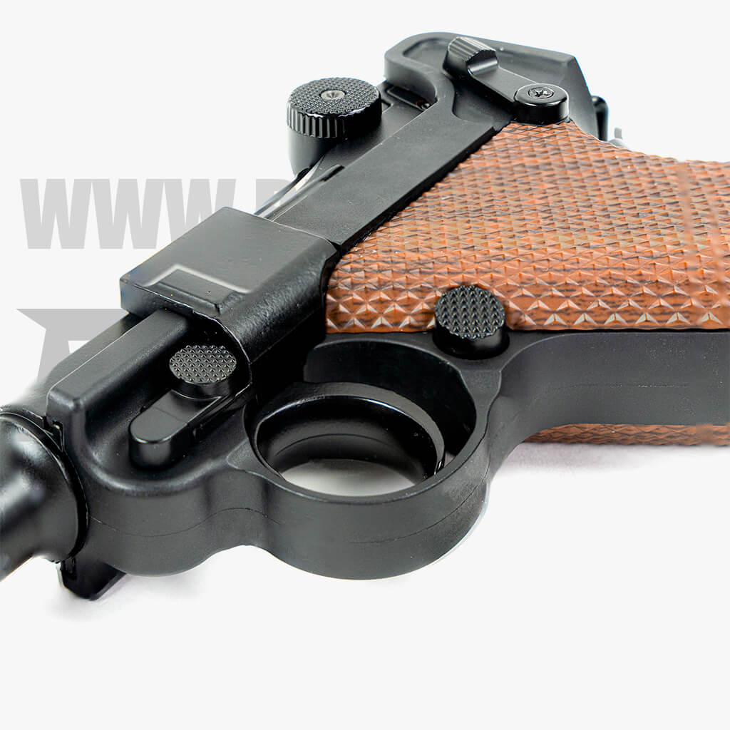 Luger P08 Shell Ejecting Laser Gun Toy