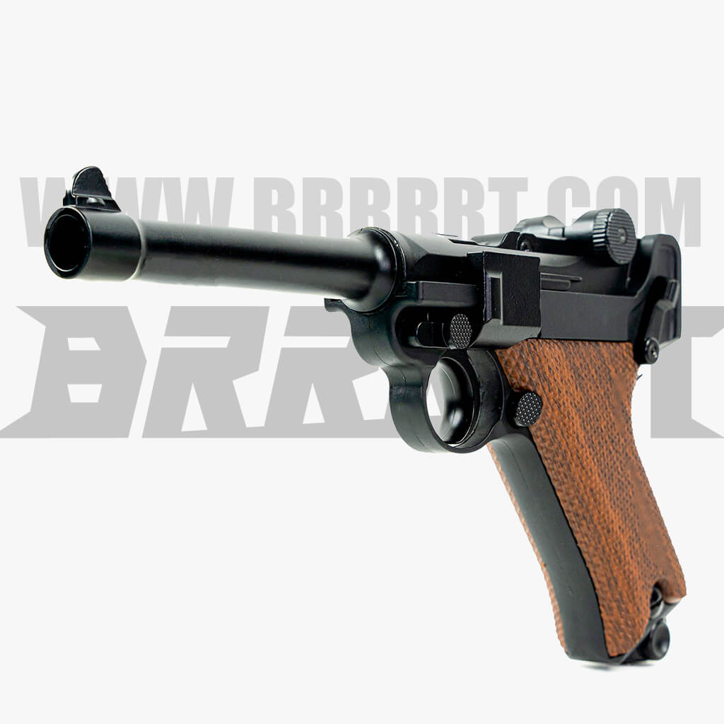 Luger P08 Shell Ejecting Laser Gun Toy