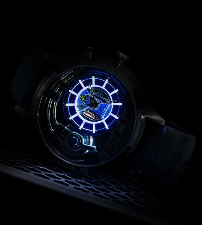 ZZ-A3C/02 The Stone Z Swiss Design 5 Led Nightlight Watch for Men