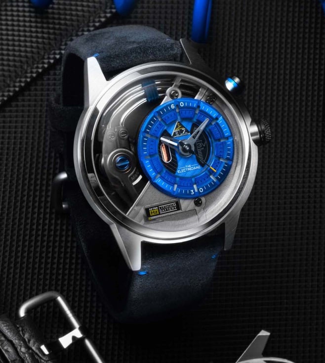 ZZ-A3C/02 The Stone Z Swiss Design 5 Led Nightlight Watch for Men