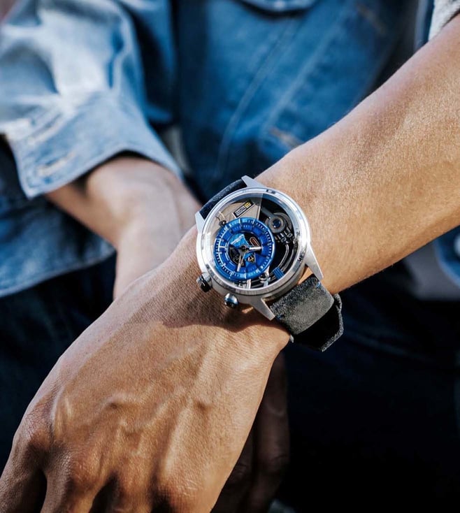 ZZ-A3C/02 The Stone Z Swiss Design 5 Led Nightlight Watch for Men