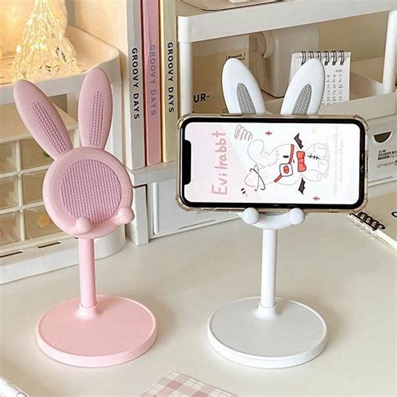 Adjustable Rabbit Cartoon Phone Stand