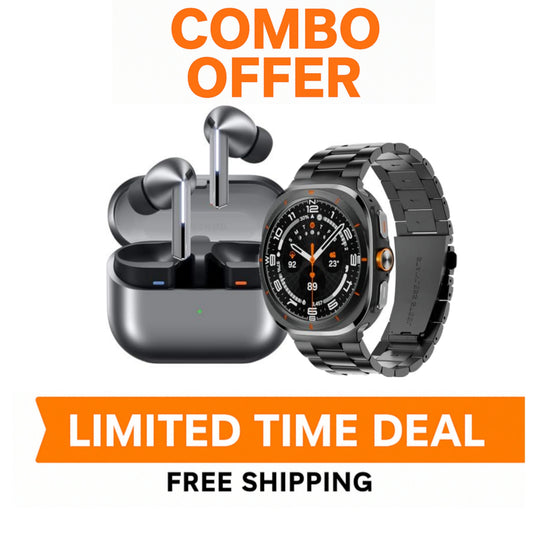 GALAXY BUDS 3 PRO WITH (GALAXY WATCH & BLACK CASE COVER FREE) || AI-POWERED (IMPORTED)