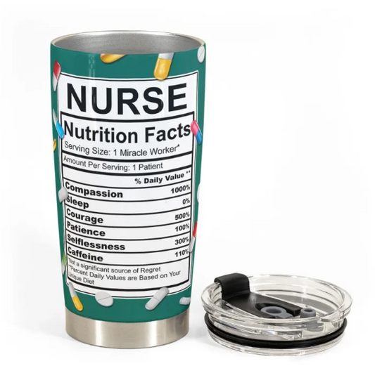 Tumbler Cup with Straw Medical Gift for Nurse