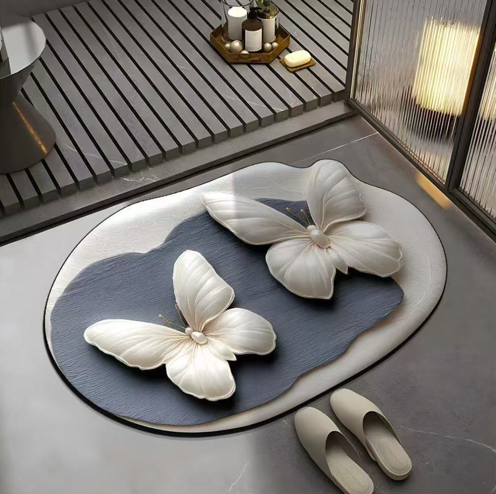FlowerFusion 3D Floor Mat