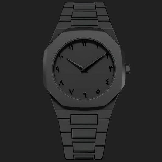 Arabic Numeral Watch (Black Aura)