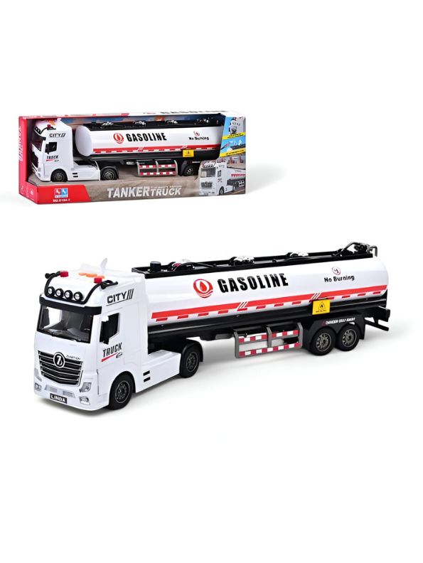 Realistic Gasoline Transport Truck (Friction Powered)
