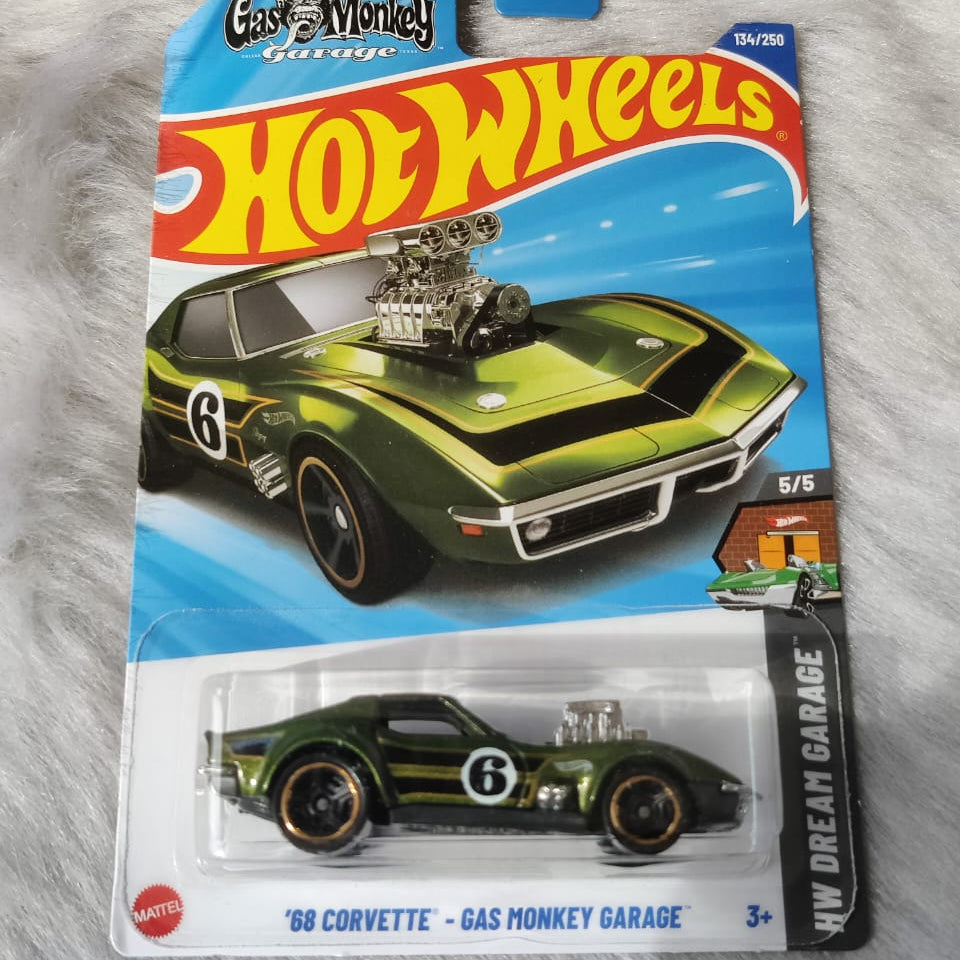 Hot Wheels Imported '68 Corvette - Gas Monkey Garage Vehicle Exclusive Collection