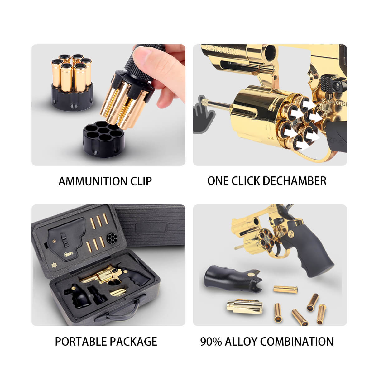 ZP5 Revolver Soft Bullet Toy Upgraded