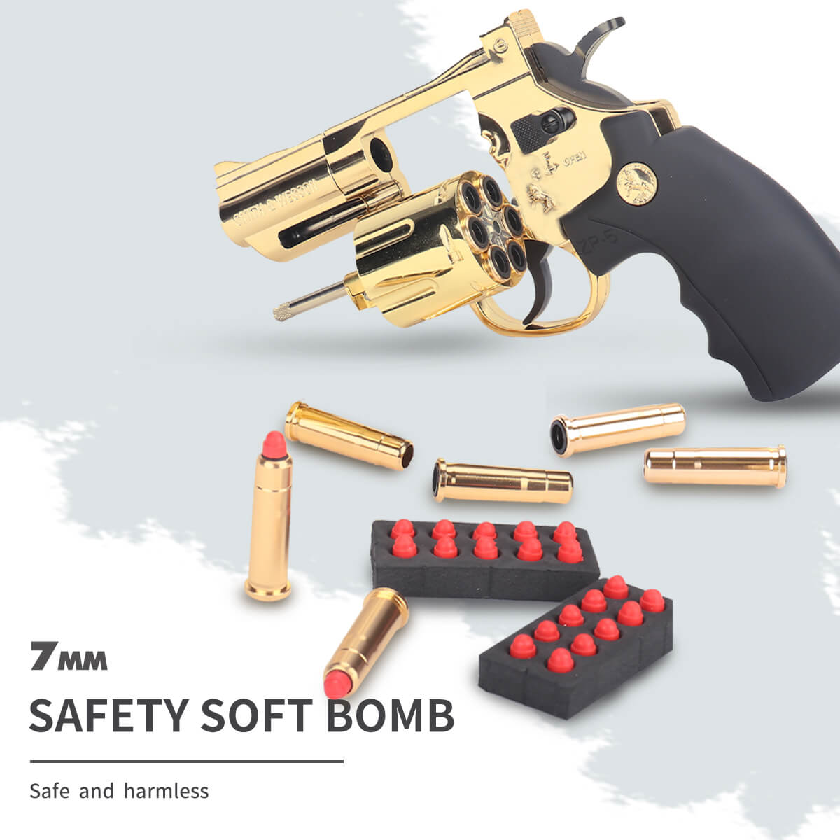 ZP5 Revolver Soft Bullet Toy Upgraded