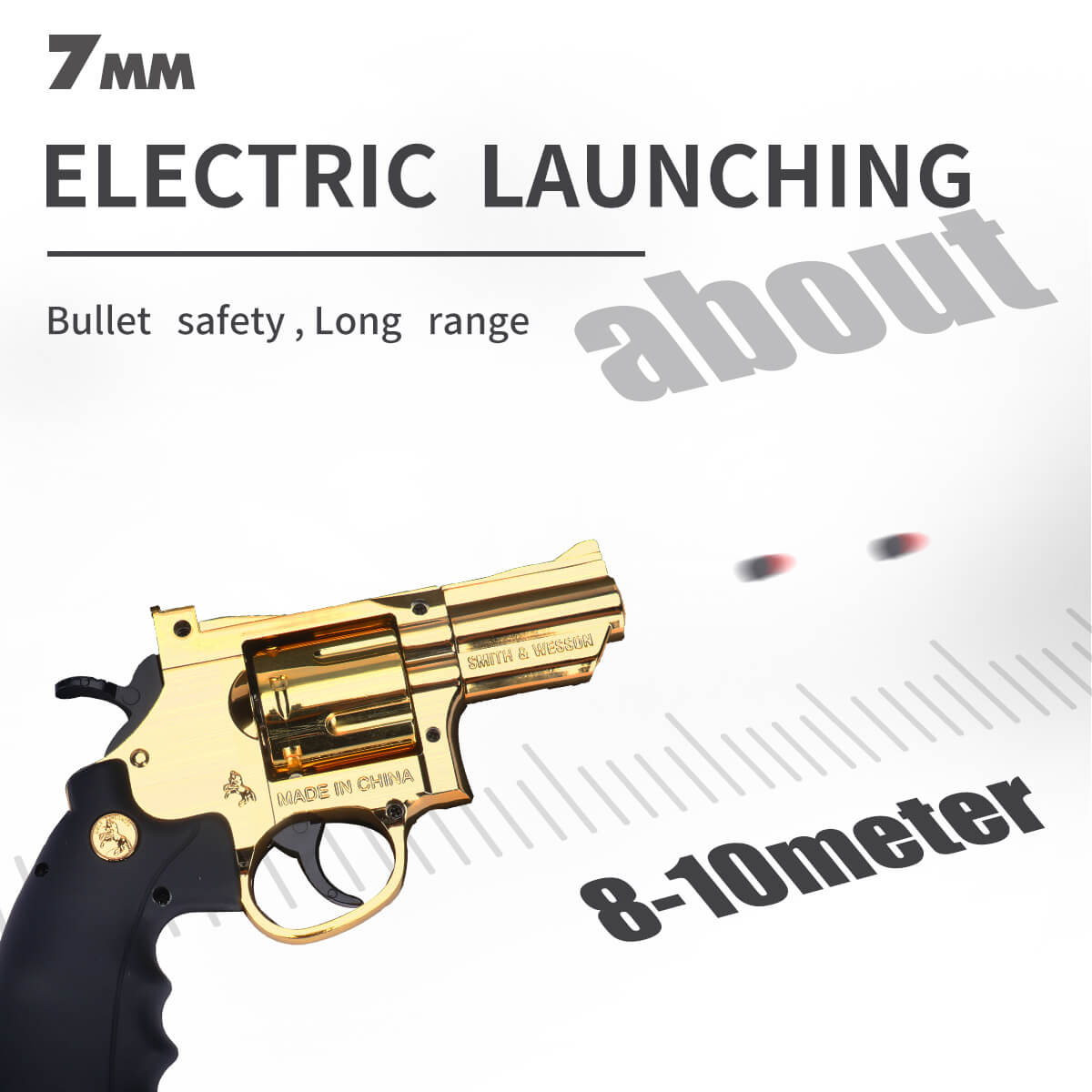 ZP5 Revolver Soft Bullet Toy Upgraded