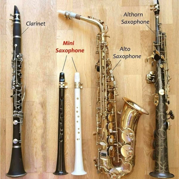 Mini Saxphone (Key of C Two Octave Range)