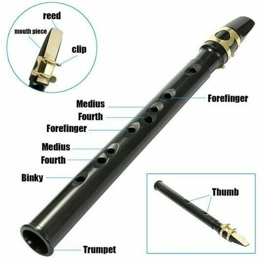 Mini Saxphone (Key of C Two Octave Range)