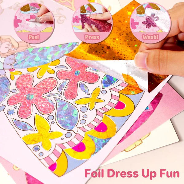 DIY Princess Sticker and Makeup Set