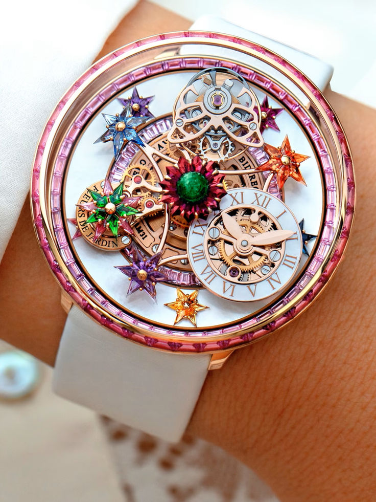 Fleurs de Jardin |  Rose Gold and Pink Sapphires Jacob & Co.