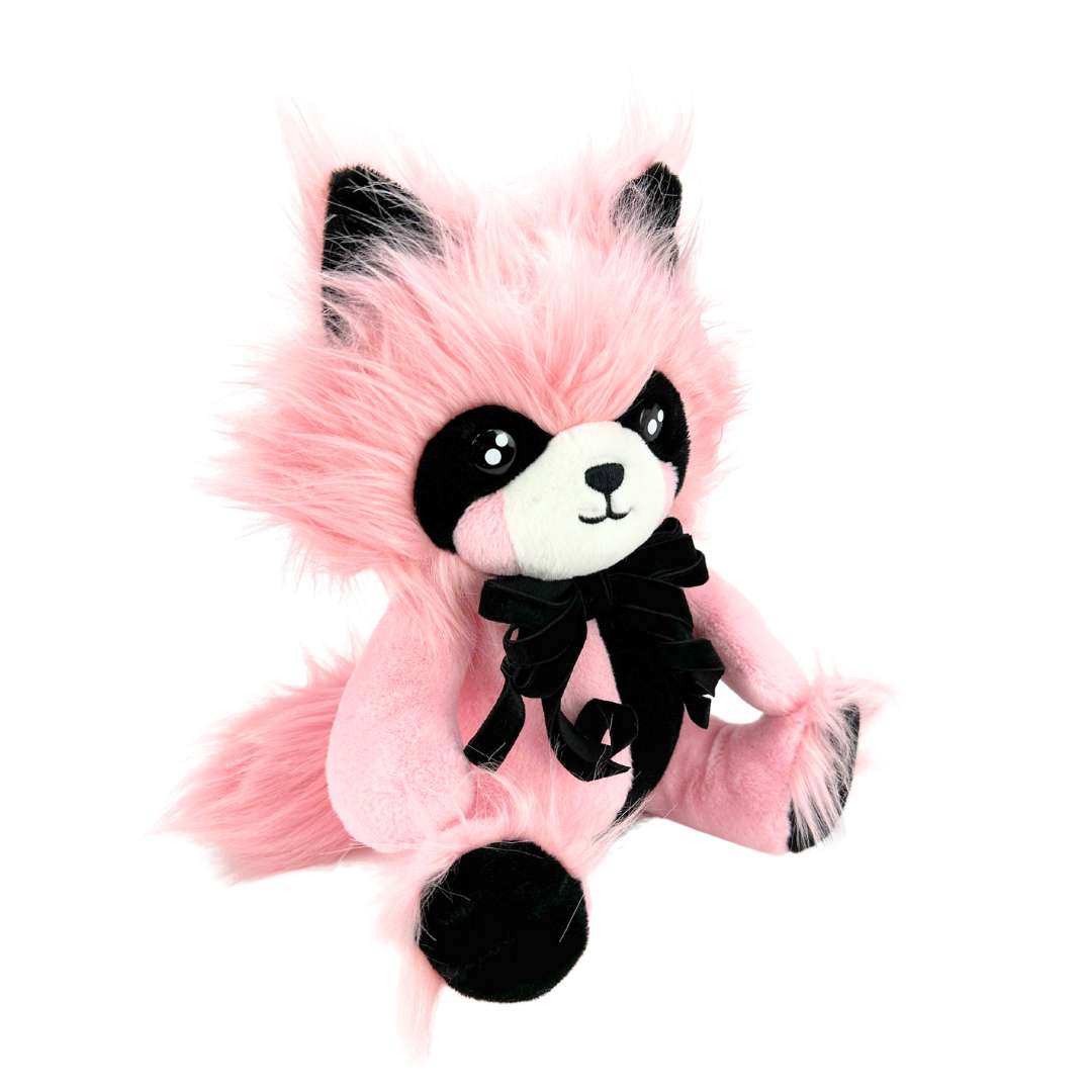Emo Kawaii Pink Raccoon Stuffed Toy