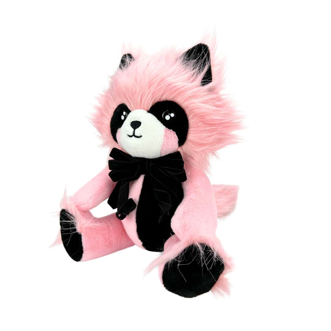 Emo Kawaii Pink Raccoon Stuffed Toy