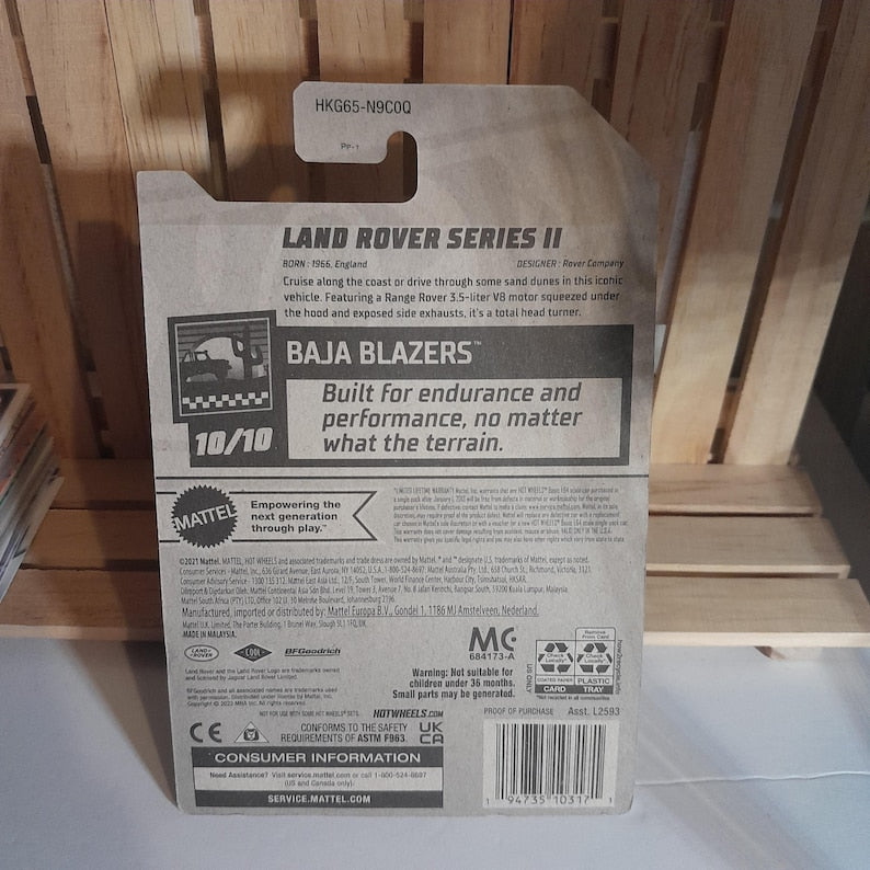 Land Rover Series II Hot Wheels Car Toy