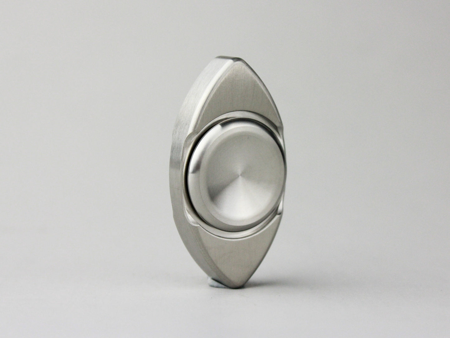 Tri Fox fidget spinner - triangle shape stainless steel silver black or blue hand spinner