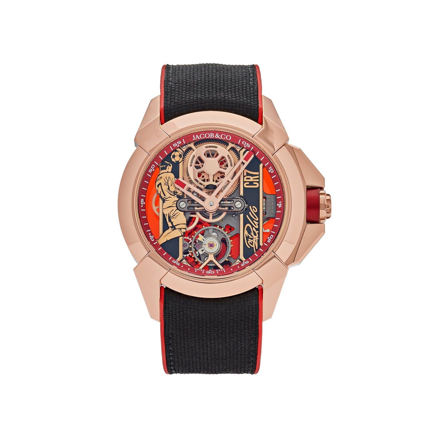 Epic X CR7 |  Flight of CR7 - Rose Gold Baguette Jacob & Co.