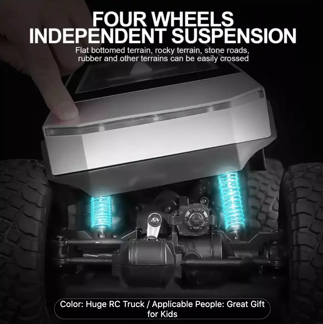 1:8 RC Tesla Off-Road Climbing Truck With Quad Bike