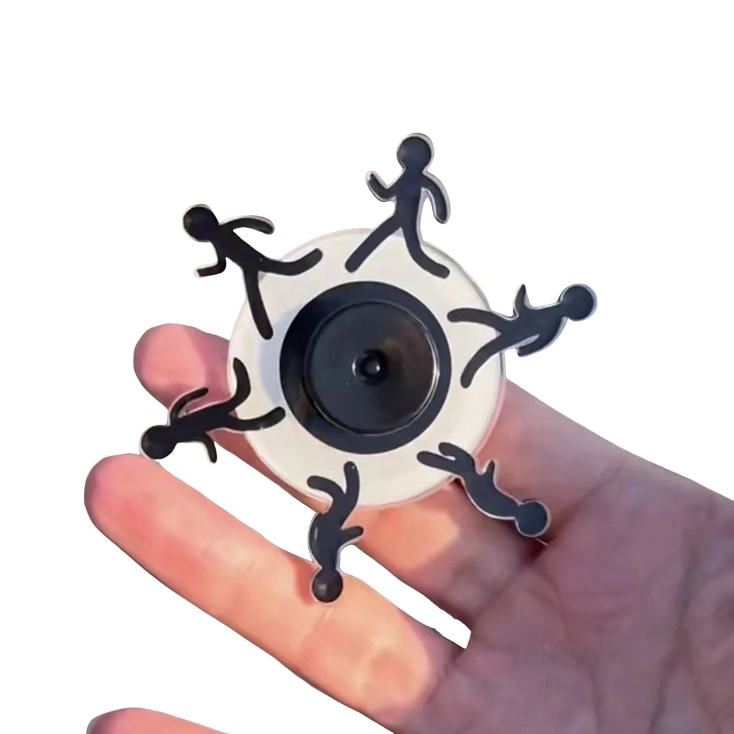 Lightweight Spinning Toy Stress Relief Spinner Visual Illusion Running Man