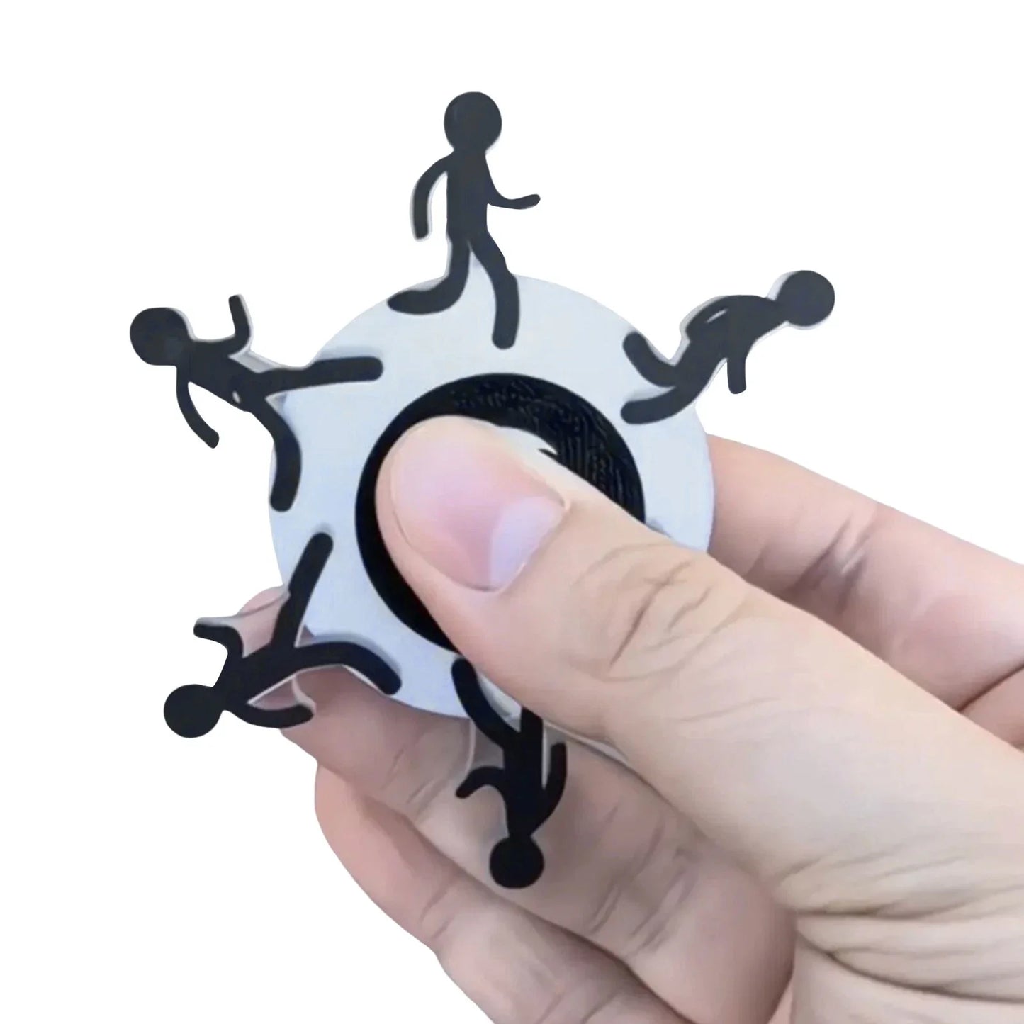 Lightweight Spinning Toy Stress Relief Spinner Visual Illusion Running Man
