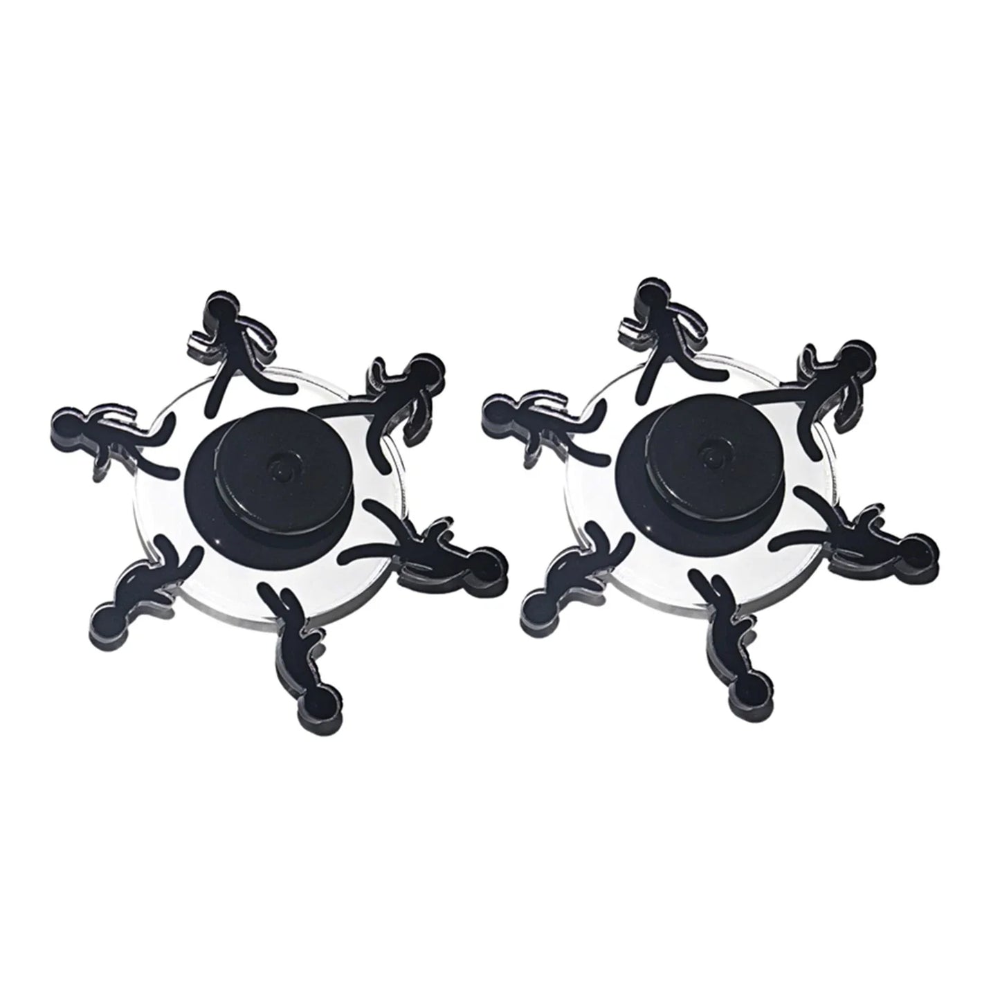 Lightweight Spinning Toy Stress Relief Spinner Visual Illusion Running Man